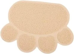 Litter Mat Bowl Shaped Accessory Water Puppies Tray Under Dogs Litter Use Feeding Non- Training Mat Kitten Place Food Daily Paw Indoor Cushion Home Cat For Pet Blanket Pad 4pcs And -Pet Products Shop 41x4C8RHShL. AC