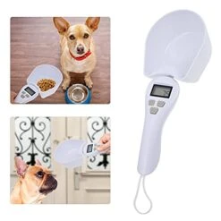 Mipcase Plastic Led Pet Battery Bird Detachable Supplies Multi-Functional Baking Digital Cups Measure Cat Mixing Screen Precision Practical Display Shovel LCD With Bowls Can Weighted -Pet Products Shop 41xufFOtu6L