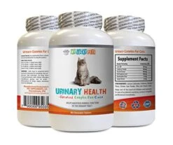 MY LUCKY PETS LLC Cat Urinary Tract Food - CAT Urinary Health Formula - Support Bladder Health - Natural Complex - Cat UTI Supplement - 1 Bottle (90 Treats)