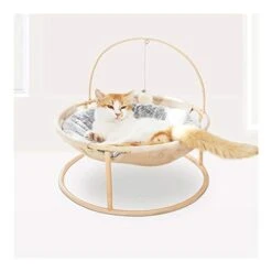 YangYan Pet Hammock Cats Beds Indoor Cat House Mat For Warm Small Dogs Bed Kitten Lounger Cute Removable Sleeping Mats Products (Color : Mat Apricot) -Pet Products Shop 41yKciUHQ5L