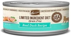 Merrick Limited Ingredient Diet Grain Free Real Duck Recipe Wet Cat Food Pate - (24) 5 Oz. Cans -Pet Products Shop 41yhQbP1KNS. AC