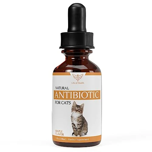 Natural Antibiotics For Cats - Cat Antibiotics - Cat Antibiotic - Pet Antibiotics - Cat Immune Support - Antibiotic For Cats - Cat Multivitamin - Cat UTI Antibiotics - 1 Fl Oz: Maple Flavor 3 Natural Antibiotics For Cats - Cat Antibiotics - Cat Antibiotic - Pet Antibiotics - Cat Immune Support - Antibiotic For Cats - Cat Multivitamin - Cat UTI Antibiotics - 1 Fl Oz: Maple Flavor