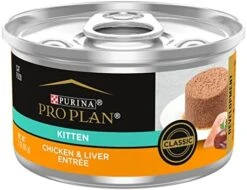 Purina Pro Plan Pate, High Protein Wet Cat Food, COMPLETE ESSENTIALS Classic Chunky Chicken Entree - (24) 3 Oz. Pull-Top Cans -Pet Products Shop 41zRKqqbq2L. AC