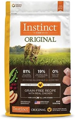 Instinct Original Grain Free Recipe With Real Chicken Natural Dry Cat Food, 5 Lb. Bag -Pet Products Shop 511T8KLOR1L. AC