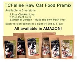 TCfeline RAW Cat Food Premix/Supplement To Make A Homemade, All Natural, Grain Free, Holistic Diet – Original Version With No Liver (Trial 4.2 Oz) Egg Free Formula 11 TCfeline RAW Cat Food Premix/Supplement To Make A Homemade, All Natural, Grain Free, Holistic Diet – Original Version With No Liver (Trial 4.2 Oz) Egg Free Formula -Pet Products Shop 512ODrR5ghL