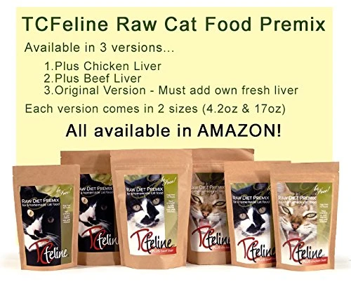 TCfeline RAW Cat Food Premix/Supplement To Make A Homemade, All Natural, Grain Free, Holistic Diet – Original Version With No Liver (Trial 4.2 Oz) Egg Free Formula 4 TCfeline RAW Cat Food Premix/Supplement To Make A Homemade, All Natural, Grain Free, Holistic Diet – Original Version With No Liver (Trial 4.2 Oz) Egg Free Formula - Image 2