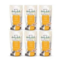 Caru - Daily Dish Smoothies - Lickable Chicken Cat Treat -  4 Pouches Per Pack - Pack Of 6