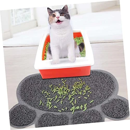Pet Food Mat 2pcs Cat Mat Rubber Pet Placemat Water Proof Litter Mat Puppy Washing Mat Anti-Skid Dog Pad Pet Accessories Pet Feeding Placemat Cat Litter Mat PVC Grey Pet Cat 7 Pet Food Mat 2pcs Cat Mat Rubber Pet Placemat Water Proof Litter Mat Puppy Washing Mat Anti-Skid Dog Pad Pet Accessories Pet Feeding Placemat Cat Litter Mat PVC Grey Pet Cat - Image 5