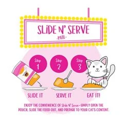 Weruva Slide N' Serve Paté Wet Cat Food, Meal Of Fortune Chicken Dinner With Chicken Liver 2.8oz Pouch (Pack Of 12), Pink 11 Weruva Slide N' Serve Paté Wet Cat Food, Meal Of Fortune Chicken Dinner With Chicken Liver 2.8oz Pouch (Pack Of 12), Pink -Pet Products Shop 513qRZzTHcL