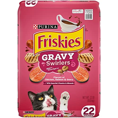 Purina Friskies Dry Cat Food, Gravy Swirlers - 22 Lb. Bag 3 Purina Friskies Dry Cat Food, Gravy Swirlers - 22 Lb. Bag