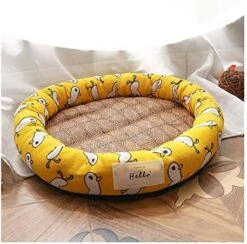 YangYan Cooling Pet Bed Mats, Breathable Pad Ultra Soft Comfortable Blanket Bed For Cats Small Medium Large Dogs Pet Summer Mats (Color : Blue Cat, Size : L) -Pet Products Shop 514W TYADtL. AC 1