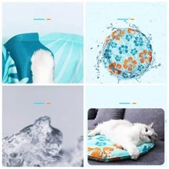 Yliping Cat Dog Ice Pad Summer Cat Litter Mat Water Bed Dog Mat Cooling Summer Waterproof (Size : A(S)) -Pet Products Shop 514dU1xRV1L