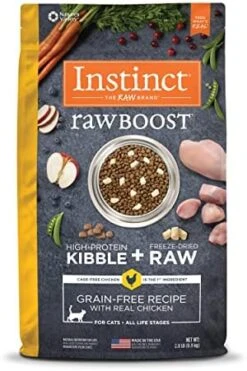 Instinct Raw Boost Grain Free Recipe With Real Salmon Natural Dry Cat Food By Nature's Variety, 4.5 Lb. Bag -Pet Products Shop 514eT48 W7L. AC
