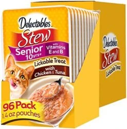 Hartz Delectables Stew Senior Lickable Wet Cat Treats, Multiple Flavors 1.4 Ounce (Pack Of 12) -Pet Products Shop 514gjpUxe9L. AC