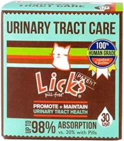 Licks Pill-Free Cat Urinary Tract Care - Cat UTI Care And Prevention Gel Packets - Urinary Tract Infection Supplement For Cats - Omega 3 Fish Oil And L-Lysine Supplement - Gel Packets - 10 Use 13 Licks Pill-Free Cat Urinary Tract Care - Cat UTI Care And Prevention Gel Packets - Urinary Tract Infection Supplement For Cats - Omega 3 Fish Oil And L-Lysine Supplement - Gel Packets - 10 Use -Pet Products Shop 5153HSyQLyL. AC