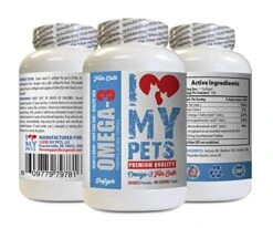 I LOVE MY PETS LLC Cat Itching - Omega 3 Fatty ACIDS For Cats - Best Health Option - Premium - Cat Omega 3 Fatty Acids - 180 Softgels (1 Bottle)