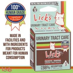 Licks Pill-Free Cat Urinary Tract Care - Cat UTI Care And Prevention Gel Packets - Urinary Tract Infection Supplement For Cats - Omega 3 Fish Oil And L-Lysine Supplement - Gel Packets - 10 Use 10 Licks Pill-Free Cat Urinary Tract Care - Cat UTI Care And Prevention Gel Packets - Urinary Tract Infection Supplement For Cats - Omega 3 Fish Oil And L-Lysine Supplement - Gel Packets - 10 Use -Pet Products Shop 516QO0kjCsL