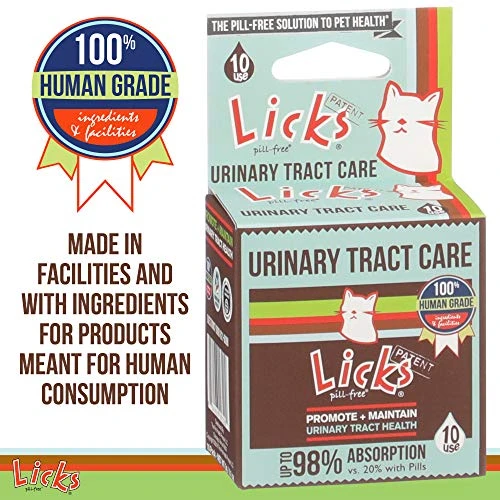 Licks Pill-Free Cat Urinary Tract Care - Cat UTI Care And Prevention Gel Packets - Urinary Tract Infection Supplement For Cats - Omega 3 Fish Oil And L-Lysine Supplement - Gel Packets - 10 Use 5 Licks Pill-Free Cat Urinary Tract Care - Cat UTI Care And Prevention Gel Packets - Urinary Tract Infection Supplement For Cats - Omega 3 Fish Oil And L-Lysine Supplement - Gel Packets - 10 Use - Image 3