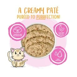 Weruva Slide N' Serve Paté Wet Cat Food, Meal Of Fortune Chicken Dinner With Chicken Liver 2.8oz Pouch (Pack Of 12), Pink 9 Weruva Slide N' Serve Paté Wet Cat Food, Meal Of Fortune Chicken Dinner With Chicken Liver 2.8oz Pouch (Pack Of 12), Pink -Pet Products Shop 517NmToZYgL