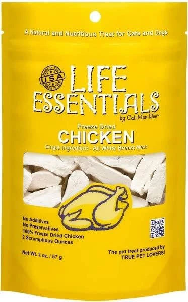 LIFE ESSENTIALS BY CAT-MAN-DOO All Natural Freeze Dried Chicken For Dogs & Cats - No Fillers, Preservatives, Or Additives - Grain Free Tasty Treat - 5 Oz Bag - Made In USA 8 LIFE ESSENTIALS BY CAT-MAN-DOO All Natural Freeze Dried Chicken For Dogs & Cats - No Fillers, Preservatives, Or Additives - Grain Free Tasty Treat - 5 Oz Bag - Made In USA - Image 6