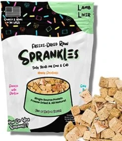 SPRANKLES Freeze Dried Chicken Liver Treats For Cats & Dogs - Single Ingredient All Natural Grain-Free, High Protein, Made In USA - Perfect For Training, Topper Or Snack (Chicken Liver, 6 Ounce) 20 SPRANKLES Freeze Dried Chicken Liver Treats For Cats & Dogs - Single Ingredient All Natural Grain-Free, High Protein, Made In USA - Perfect For Training, Topper Or Snack (Chicken Liver, 6 Ounce) -Pet Products Shop 518 kAAJiOL. AC
