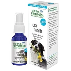 Siddha Remedies Oral Health For Pets | Cat Dog Oral Care For Toothache Decay | Breath Spray For Bad Breath, Healthy Gums Dogs Tooth Care | 100% Natural Homeopathic Remedy Cell Salts Flower Essences