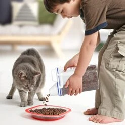 TBMax Pet Food Container For Dogs Cat Food Container With Pour Spout + Seal Buckles + BPA-Free Plastic + Airtight For Birds 13 TBMax Pet Food Container For Dogs Cat Food Container With Pour Spout + Seal Buckles + BPA-Free Plastic + Airtight For Birds -Pet Products Shop 518e3fLac9L