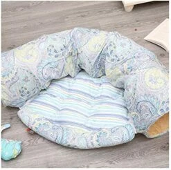 YangYan Cat Bed Tunnel Collapsible Removeable Cat Tunnel Tube Pet Interactive Play Toys With Plush Balls For Cat Puppy (Color : Gold) -Pet Products Shop 518lVyI0IJL. AC