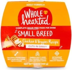 GENERIC WholeHearted Grain Free Small Breed Cuts Or Minced In Gravy Adult Wet Dog Food Variety Pack, 3.5 Oz (16 - Chicken Minced) -Pet Products Shop 518sblRvBDL. AC 1