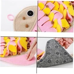 Pet Feeder Colorful Educational Detachable Sniff Portable Cat Smell Simulation Dog Pad Mat Cushion For Fish Pet Pet Slow Feeder -Pet Products Shop 518vF5ELlzL