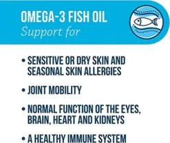 Free Form Omega-3 Fish Oil Liquid Pump Supplement For Small Dogs And Cats, 4 Fluid Ounces -Pet Products Shop 519Ck9N3o8L