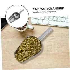 Balacoo 3pcs Stainless Steel Scoop Pet Feeder Dog Treat Scoop Pet Feeding Scoop Stainless Ice Scoop Cat Food Scoop Stainless Steel Shovel Durable Dog Food Spoon Feed The Cat Ice Spoon -Pet Products Shop 519jiokWcBL