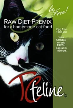 TCfeline RAW Cat Food Premix/Supplement To Make A Homemade, All Natural, Grain Free, Holistic Diet – Original Version With No Liver (Trial 4.2 Oz) Egg Free Formula 12 TCfeline RAW Cat Food Premix/Supplement To Make A Homemade, All Natural, Grain Free, Holistic Diet – Original Version With No Liver (Trial 4.2 Oz) Egg Free Formula -Pet Products Shop 519tT8CXzrL