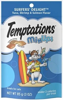 TEMPTATIONS MixUps Crunchy And Soft Cat Treats, Surfer's Delight Flavor, 30 Oz. Tub -Pet Products Shop 51CDq1bRTL. AC