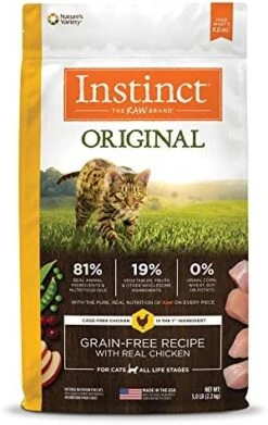 Instinct Original Grain Free Recipe With Real Chicken Natural Dry Cat Food, 5 Lb. Bag -Pet Products Shop 51CPUJIx0eL. AC