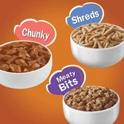 Purina Friskies Gravy Wet Cat Food Variety Pack, TurChicken Extra Gravy Chunky, Meaty Bits & Shreds - (40) 5.5 Oz. Cans 11 Purina Friskies Gravy Wet Cat Food Variety Pack, TurChicken Extra Gravy Chunky, Meaty Bits & Shreds - (40) 5.5 Oz. Cans -Pet Products Shop 51CdMC4skbL