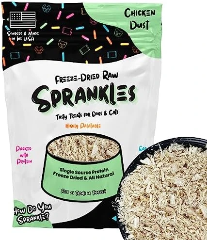 SPRANKLES Freeze Dried Chicken Liver Treats For Cats & Dogs - Single Ingredient All Natural Grain-Free, High Protein, Made In USA - Perfect For Training, Topper Or Snack (Chicken Liver, 6 Ounce) 10 SPRANKLES Freeze Dried Chicken Liver Treats For Cats & Dogs - Single Ingredient All Natural Grain-Free, High Protein, Made In USA - Perfect For Training, Topper Or Snack (Chicken Liver, 6 Ounce) - Image 8
