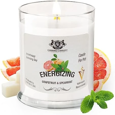 Gerrard Larriett - Deodorizing Soy Candles For Pets, Scented Candles For Removing Pet/Household Odors, Lasts Up To 40 Hours, White Candles For Home Scented With De-Stress Lavender & Chamomile Fragrance, 10 Oz 10 Gerrard Larriett - Deodorizing Soy Candles For Pets, Scented Candles For Removing Pet/Household Odors, Lasts Up To 40 Hours, White Candles For Home Scented With De-Stress Lavender & Chamomile Fragrance, 10 Oz - Image 8