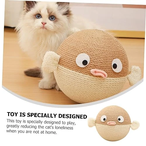PATKAW Toys Sisal Rope Household Cat Scratcher Wear-Resistant Scratching Ball Cat Scratcher Ball Wear-Resistant Scratching Board Cat Treat Toy Dog Treat Dispenser Pet Cat Supplies 7 PATKAW Toys Sisal Rope Household Cat Scratcher Wear-Resistant Scratching Ball Cat Scratcher Ball Wear-Resistant Scratching Board Cat Treat Toy Dog Treat Dispenser Pet Cat Supplies - Image 5