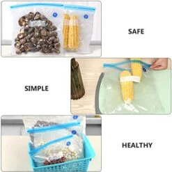 Silicone Containers Reusable Plastic Food Storage Bags Airtight Seal Food Preservation Bags For Pet Snack Zippered Pouches For Dry Cat And Dog Meals And Treats Snack Bag -Pet Products Shop 51Du9keV5oL