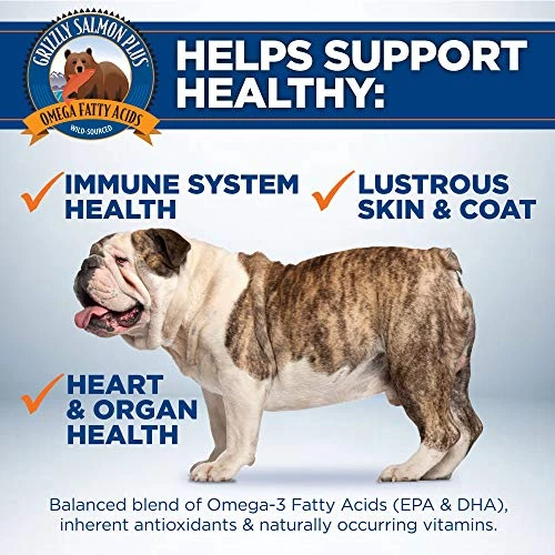 Grizzly Wild Alaskan Salmon Oil Dog Food Supplement Omega 3 Fatty Acids, 16 Oz 7 Grizzly Wild Alaskan Salmon Oil Dog Food Supplement Omega 3 Fatty Acids, 16 Oz - Image 5