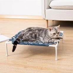 GAMIRA Pet Hammock Pet Bed, Cat Hammock, Four Seasons Washable Independent Elevated Bed, Suitable For Cat And Dog Detachable Outdoor Travel (Color : B) -Pet Products Shop 51Eja1NHnYL
