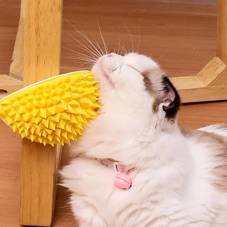 Durian Multifunctional Toys,Durian Cat Scratcher, Durian Shell Cat, Massaging And Removing Floating Hair Cat Dog Toys (2 Pcs) 4 Durian Multifunctional Toys,Durian Cat Scratcher, Durian Shell Cat, Massaging And Removing Floating Hair Cat Dog Toys (2 Pcs) - Image 2