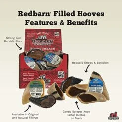 Redbarn Filled Hooves-Beef (Pack Of 25) 9 Redbarn Filled Hooves-Beef (Pack Of 25) -Pet Products Shop 51GIOe9X5eL