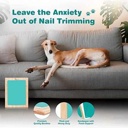 Tiatailtoys Foam Padded Dog Nail Scratch Board - Dog Scratch Pad For Nails - Scratch Boards For Dogs - Pet Grooming - Stress-Free Playtime - Safe & Easy To Train - Pet Care & Dog Products Gift 8 Tiatailtoys Foam Padded Dog Nail Scratch Board - Dog Scratch Pad For Nails - Scratch Boards For Dogs - Pet Grooming - Stress-Free Playtime - Safe & Easy To Train - Pet Care & Dog Products Gift - Image 6