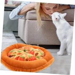 MARMERDO Cat Nest Indoor Cat House Cat Mat For Food Large Outdoor Cat House Plush Pizza Pet Mattress Thermal Dog Bed Cat House Bed Cat Hideaway Kitten Bed Cat Sleeping Mat Cloth The Dog -Pet Products Shop 51Hk9L0VlVL