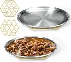 Stainless Steel Cat Dishes For Food And Water Bowls For Small Pets -4 Sets Flat Style 20 Stainless Steel Cat Dishes For Food And Water Bowls For Small Pets -4 Sets Flat Style -Pet Products Shop 51HsVMv 6L. AC