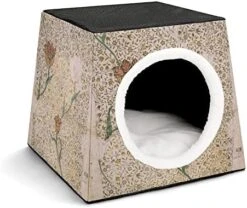 Printed Cat Cube Kitty House Indoor Cats Bed Cat Sofa Small Dogs Shelter Warm And Cozy Fried Chicken Foods 24 Printed Cat Cube Kitty House Indoor Cats Bed Cat Sofa Small Dogs Shelter Warm And Cozy Fried Chicken Foods -Pet Products Shop 51JkRRP1oAL. AC