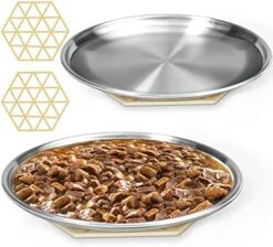 Stainless Steel Cat Dishes For Food And Water Bowls For Small Pets -4 Sets Flat Style 22 Stainless Steel Cat Dishes For Food And Water Bowls For Small Pets -4 Sets Flat Style -Pet Products Shop 51JosR8YRJL. AC