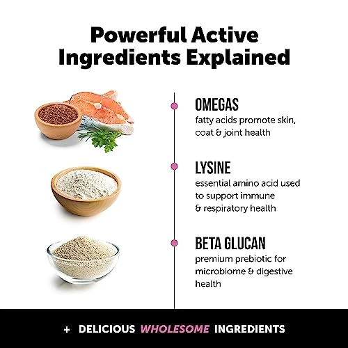 Pet Honesty Cat Multivitamin Chews - Supports Overall Immune Health, Joints, Skin & Coat, And Digestion | Omega 3s, Lysine For Cats, Probiotics, Cat Supplements & Vitamins - Chicken (30-Day Supply) 5 Pet Honesty Cat Multivitamin Chews - Supports Overall Immune Health, Joints, Skin & Coat, And Digestion | Omega 3s, Lysine For Cats, Probiotics, Cat Supplements & Vitamins - Chicken (30-Day Supply) - Image 3